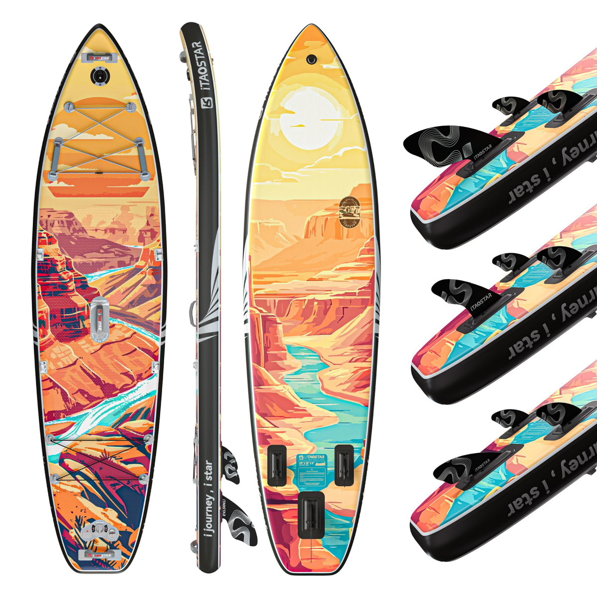 Novelty N02F 11'6" × 35" Inflatable Stand Up Paddle Board