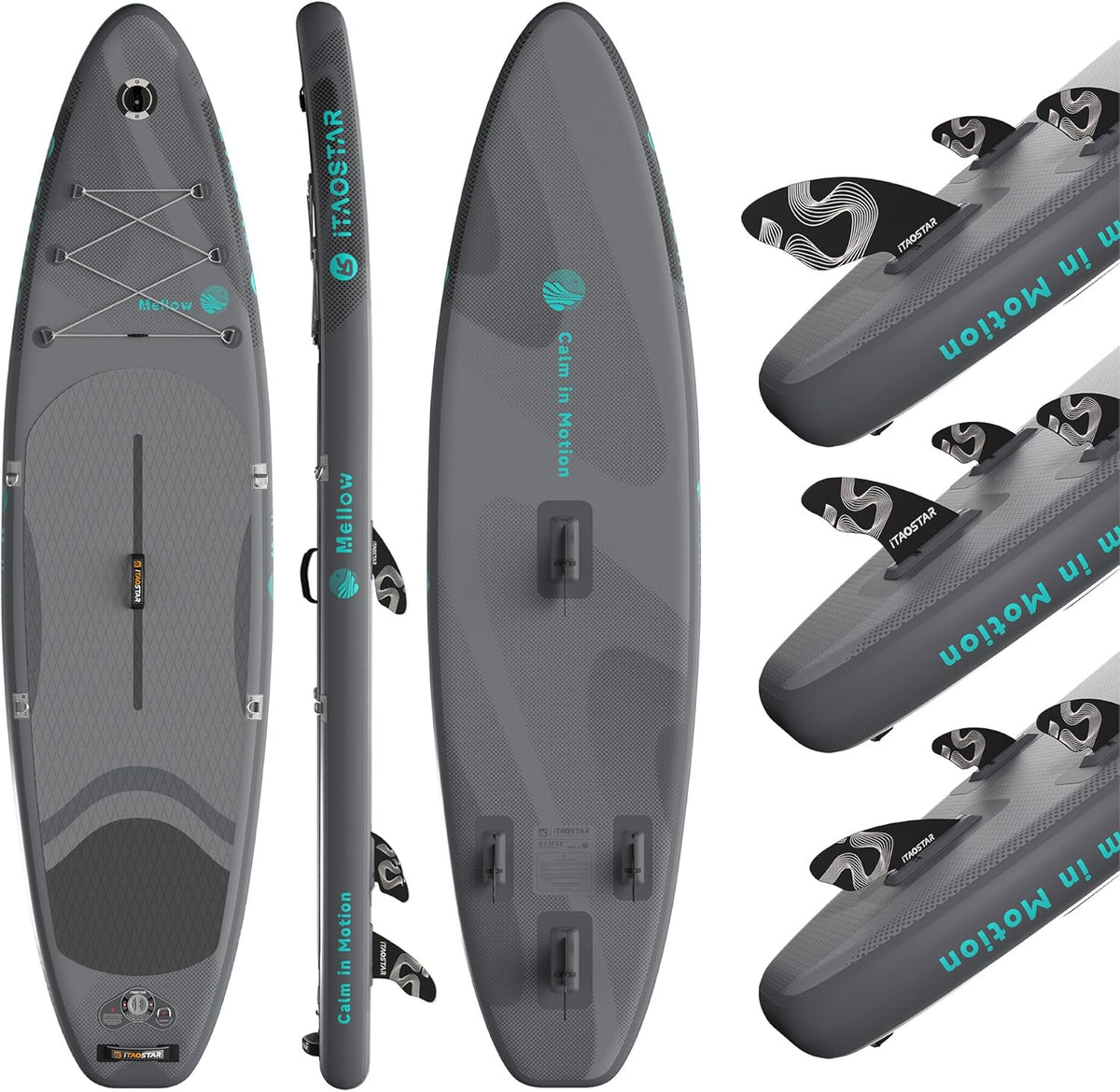 Mellow M01C 11' × 33" Inflatable Stand Up Paddle Board