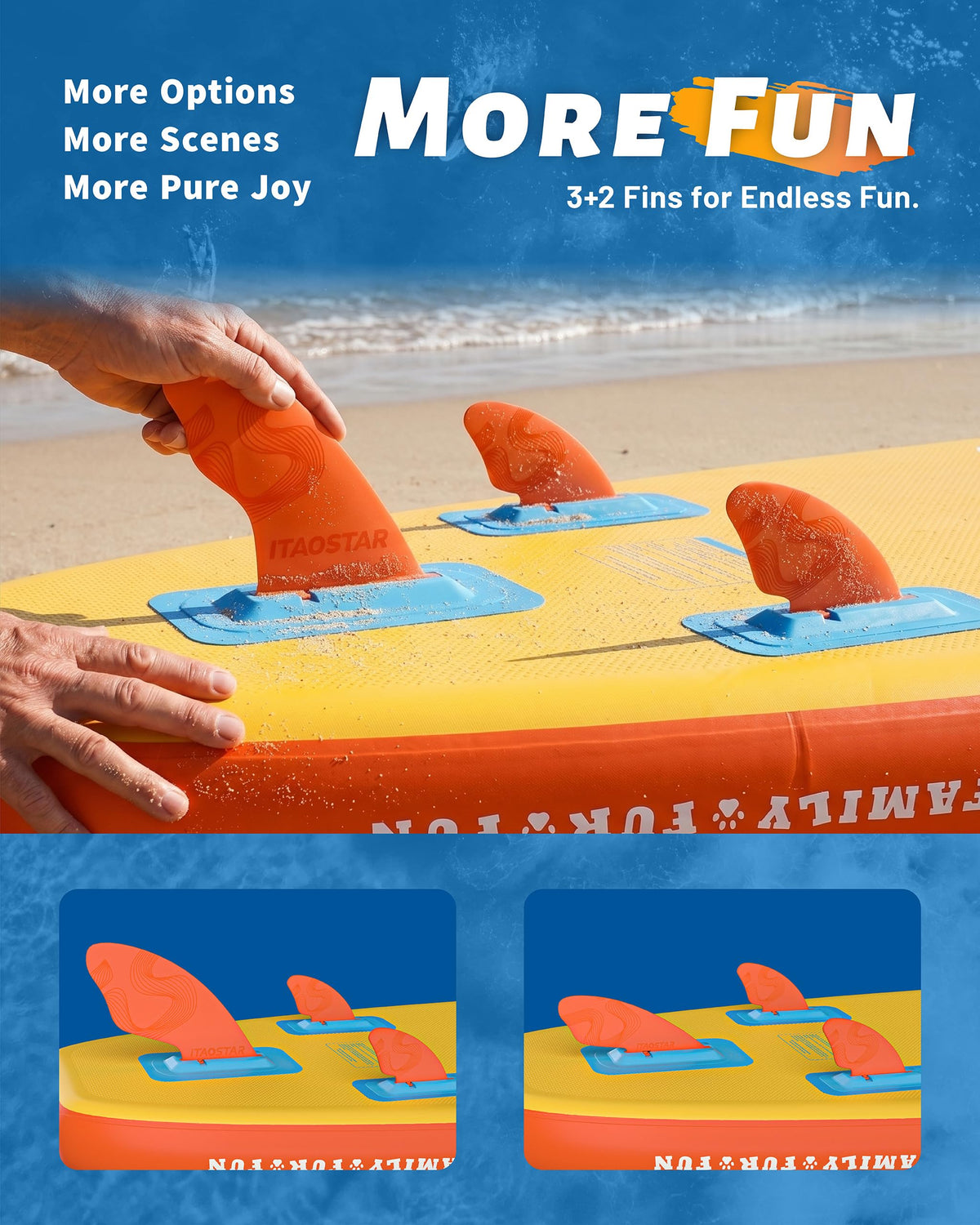Pets C01EP 11' × 34" Inflatable Stand Up Paddle Board