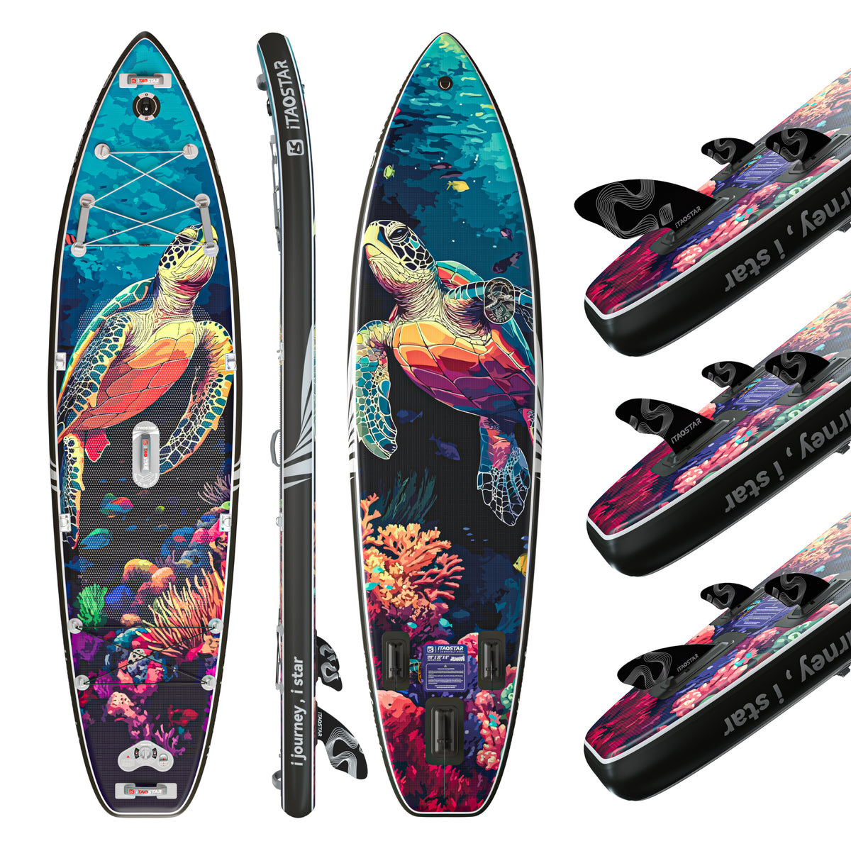 Novelty N02G 11'6" × 35" Inflatable Stand Up Paddle Board