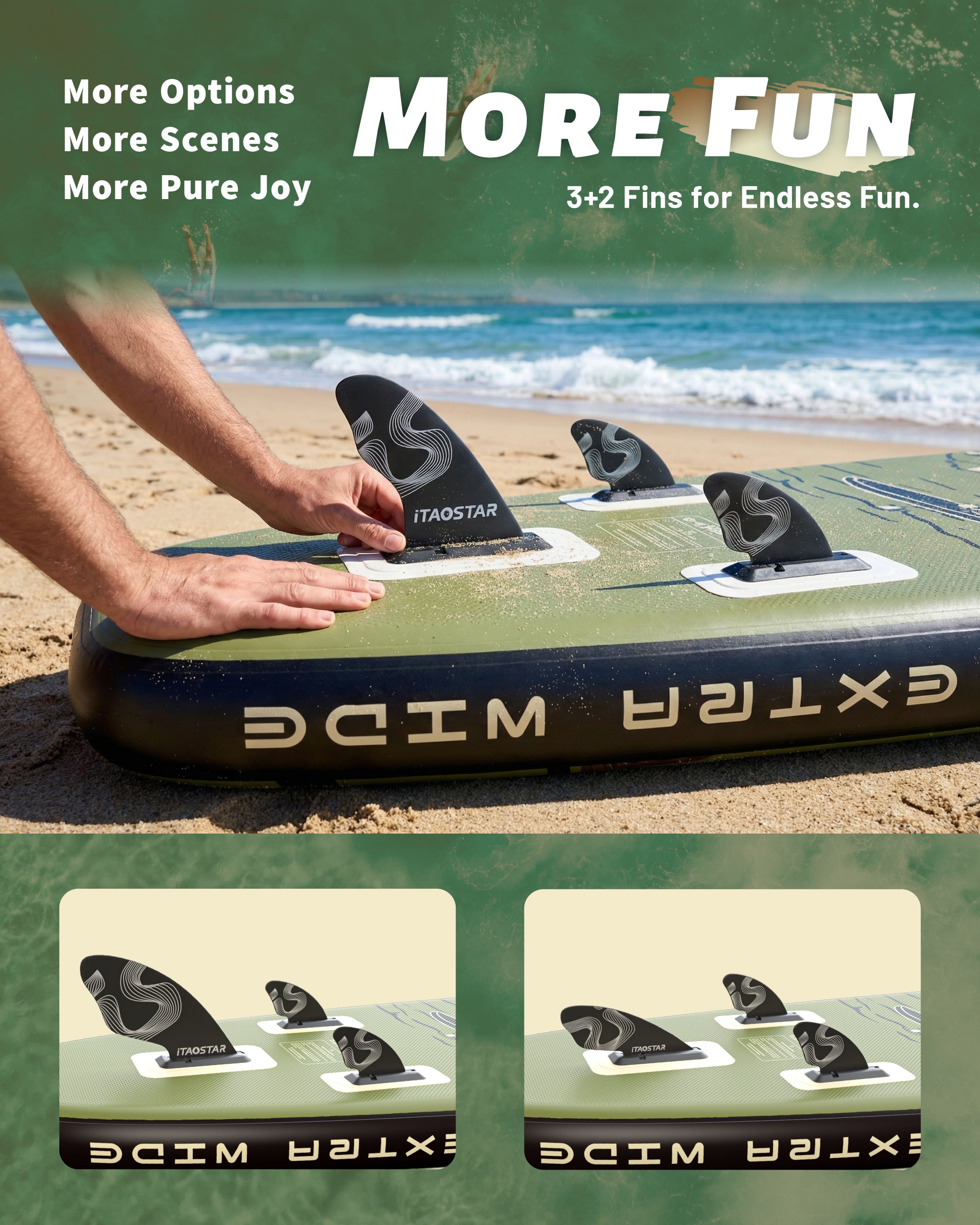 Tabla de paddle surf hinchable Adventure A01AP de 3,66 m x 89 cm
