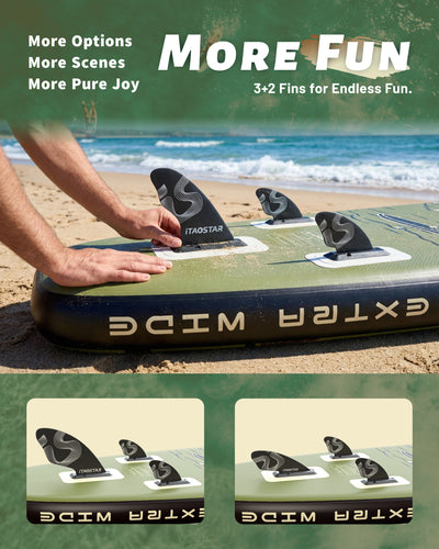 Adventure A01AP 12' × 35" Inflatable Stand Up Paddle Board