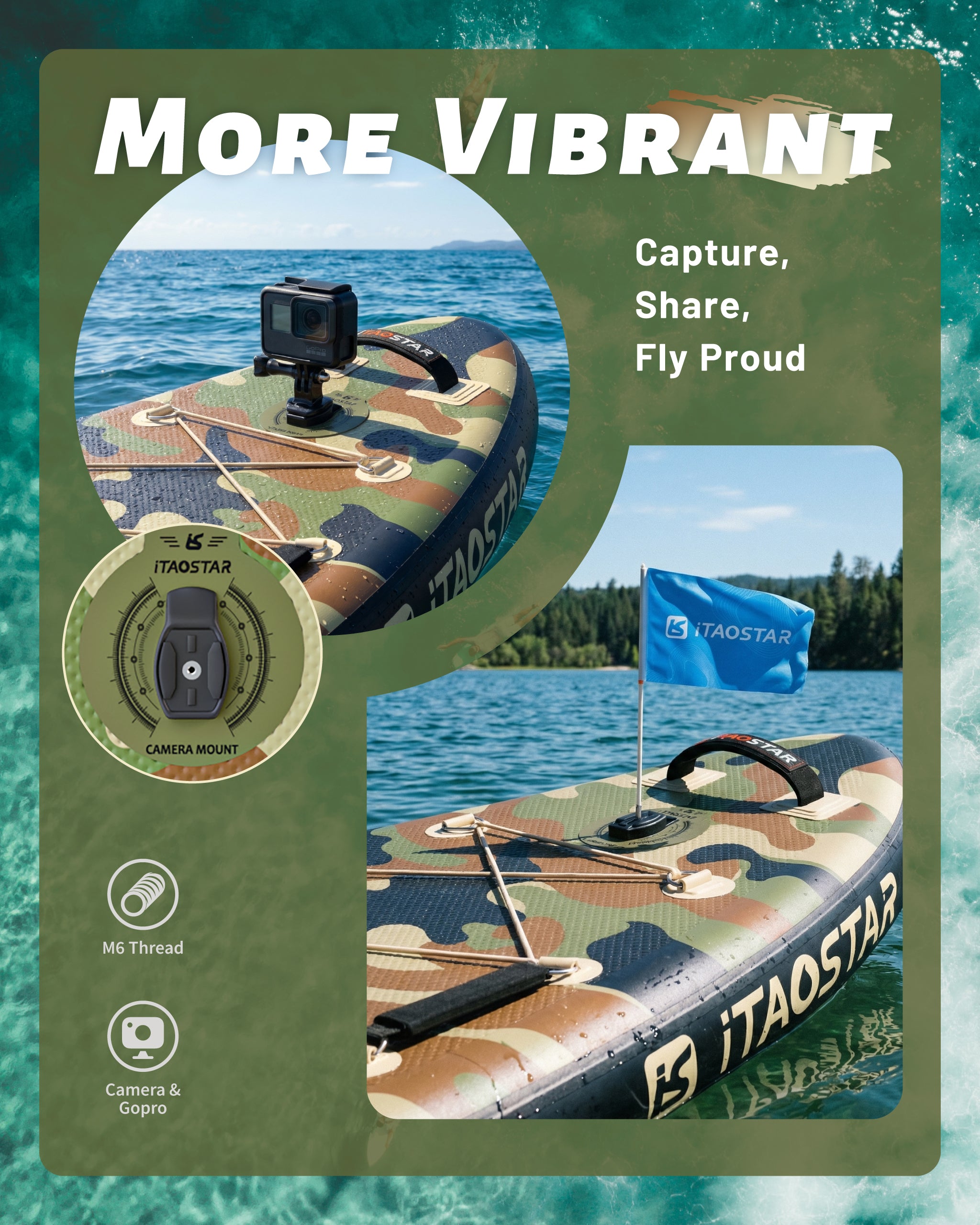 Tabla de paddle surf hinchable Adventure A01AP de 3,66 m x 89 cm