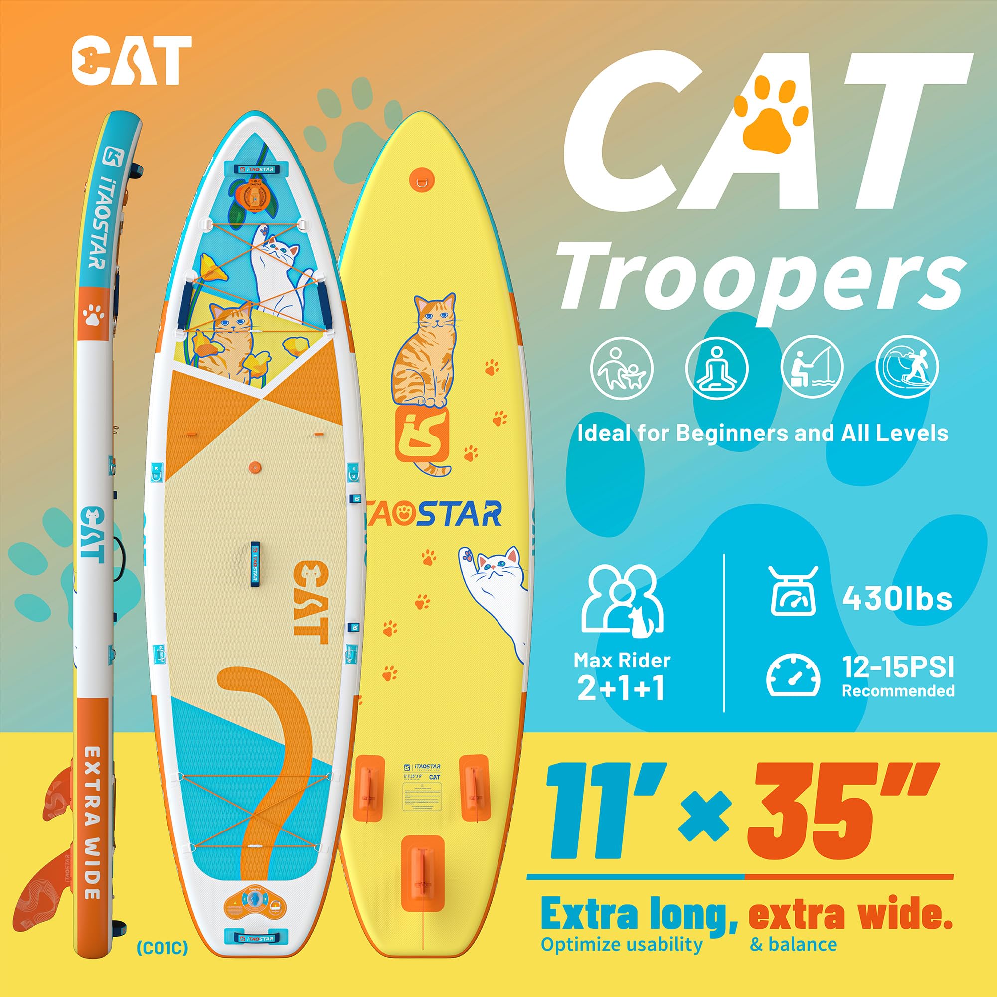 Pets C01C 11' × 35"