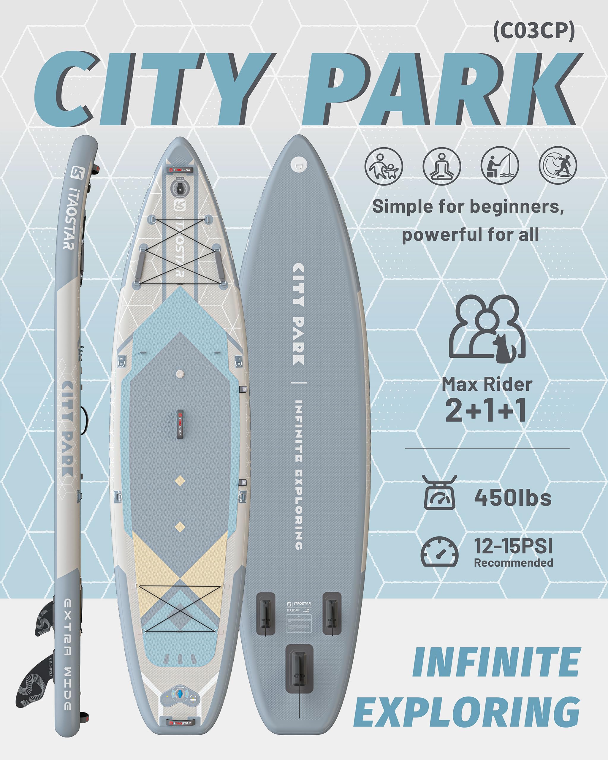 City Park C03C 12' × 35"