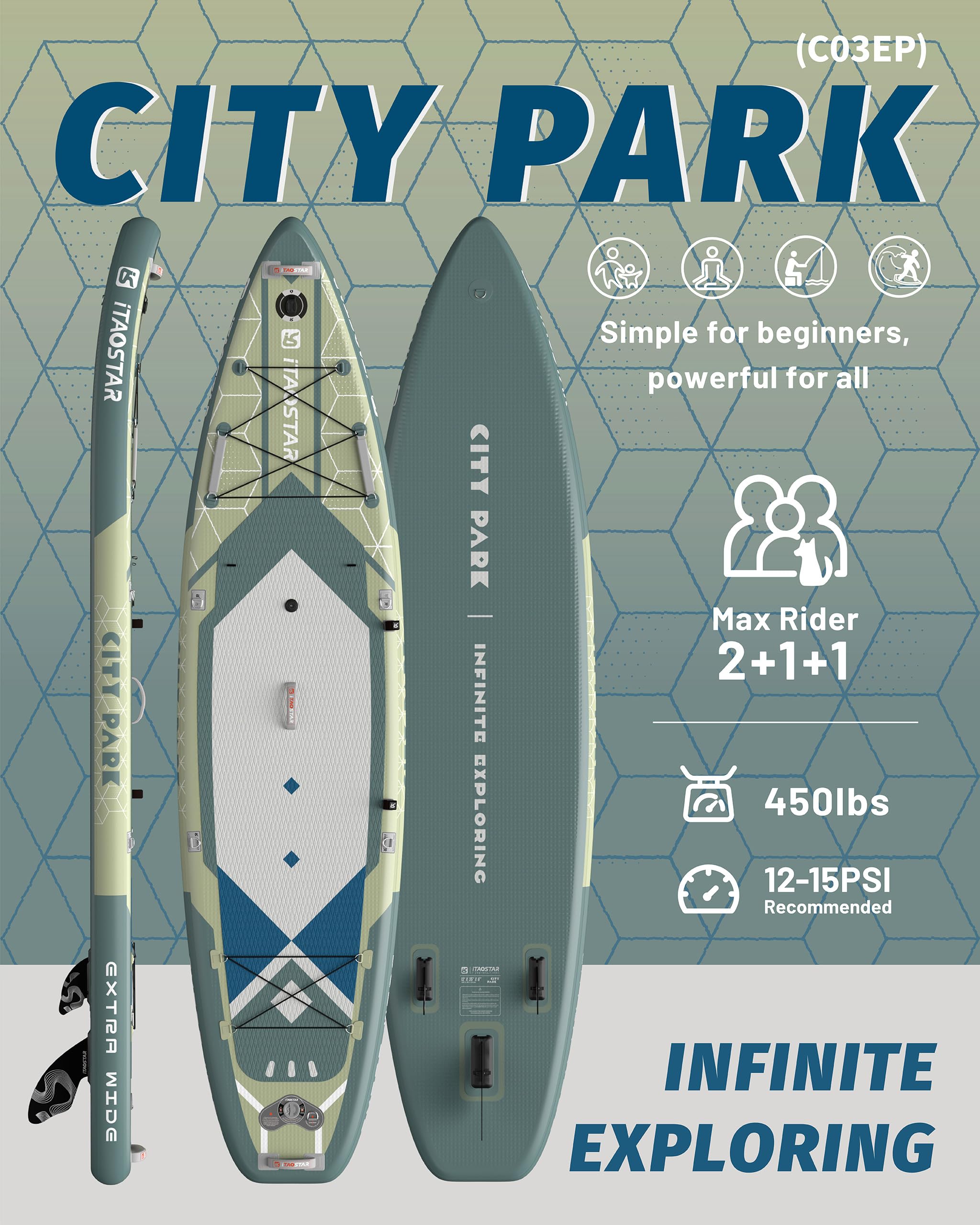 City Park C03E 12' × 35"