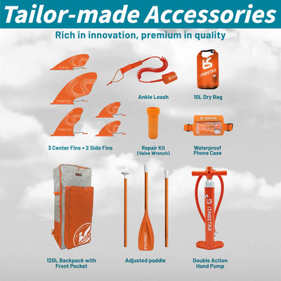 Pets C01D 8'×29" Inflatable Stand Up Paddle Board