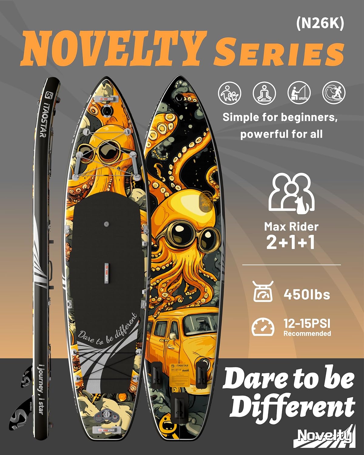 Novelty N26K 11'6" × 35"