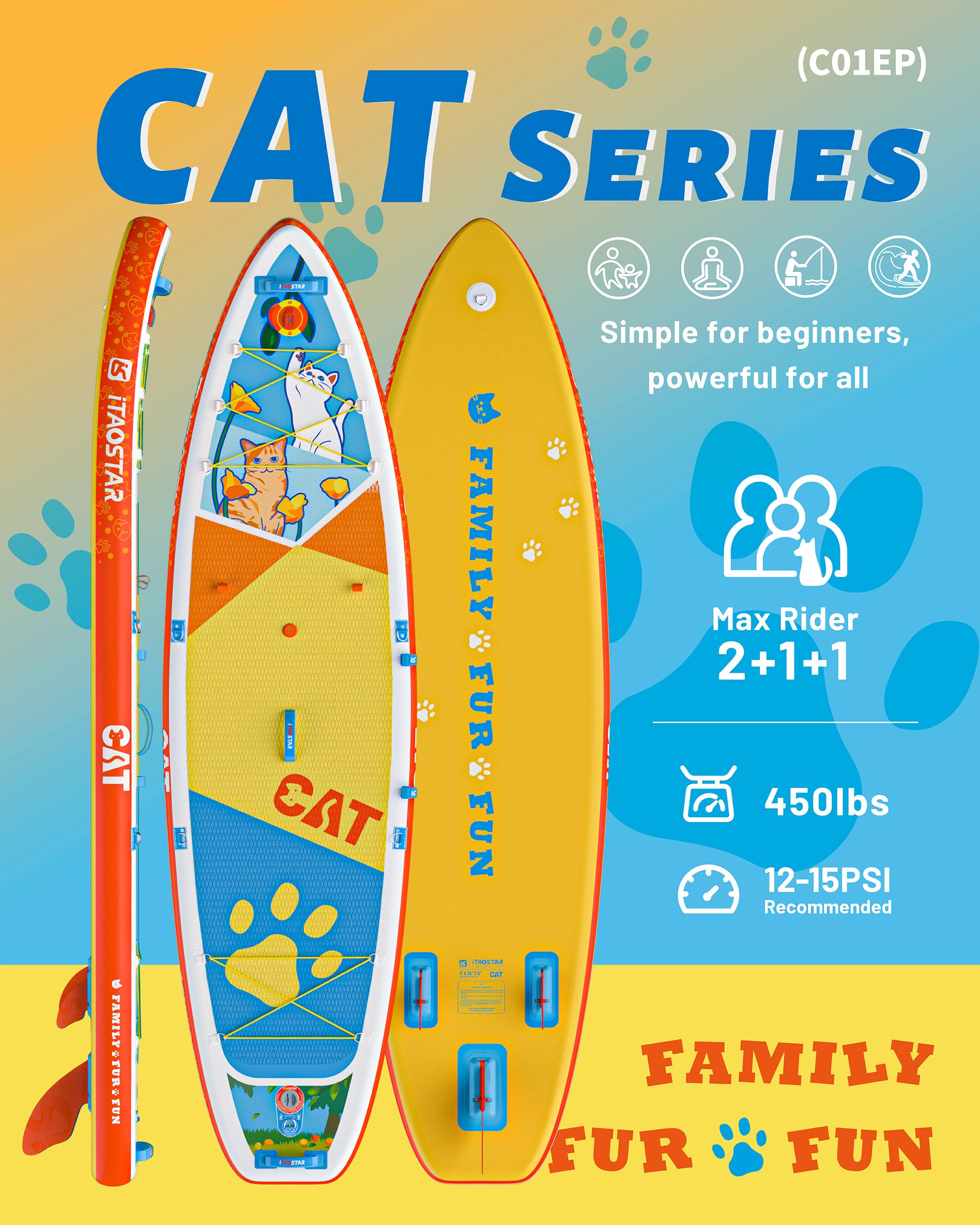Pets C01EP 11' × 34"