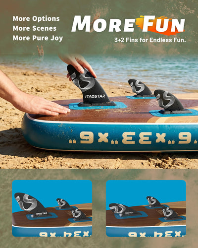 Wild W02AP 11' × 36" Inflatable Stand Up Paddle Board