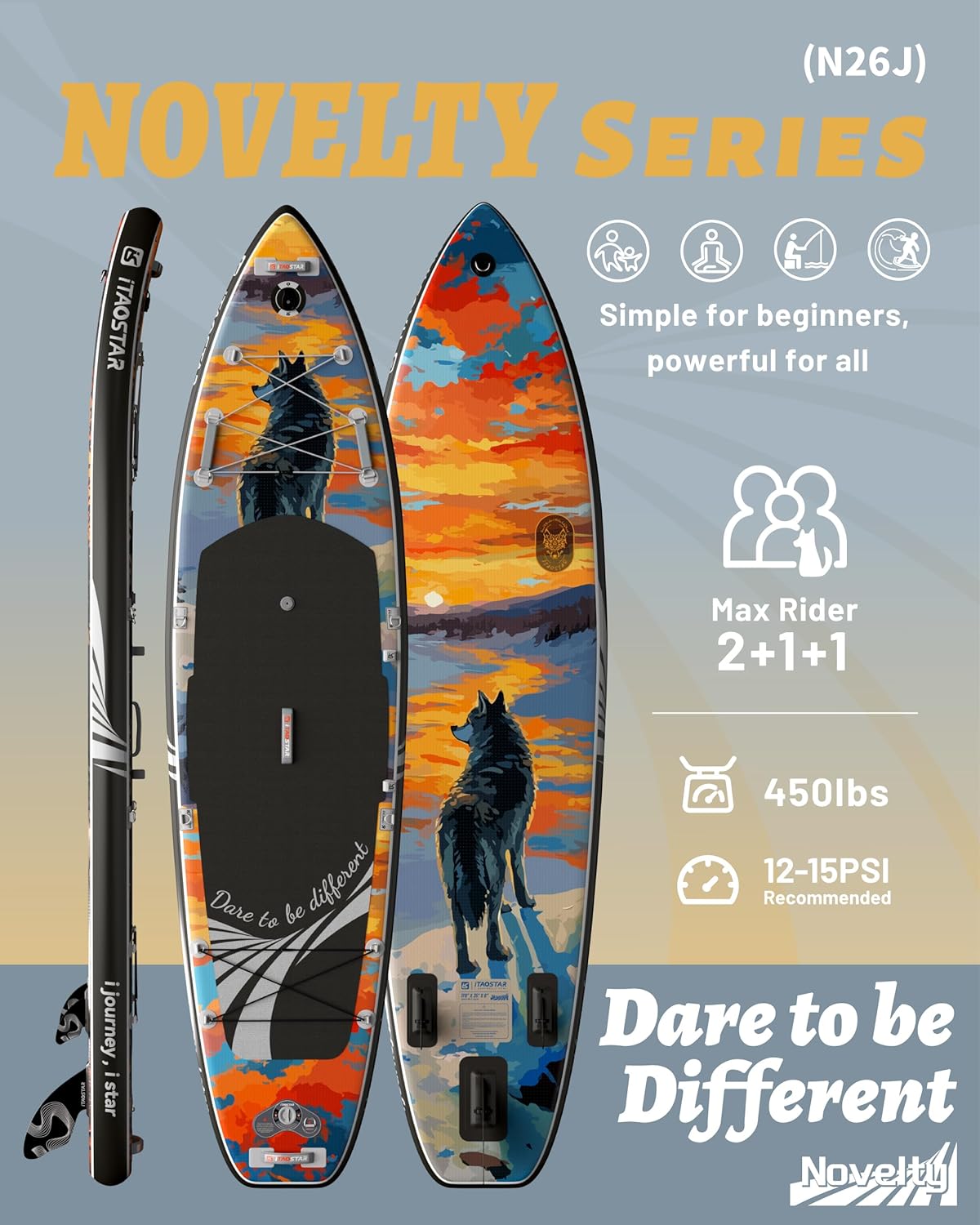 Novelty N26G 11'6" × 35"
