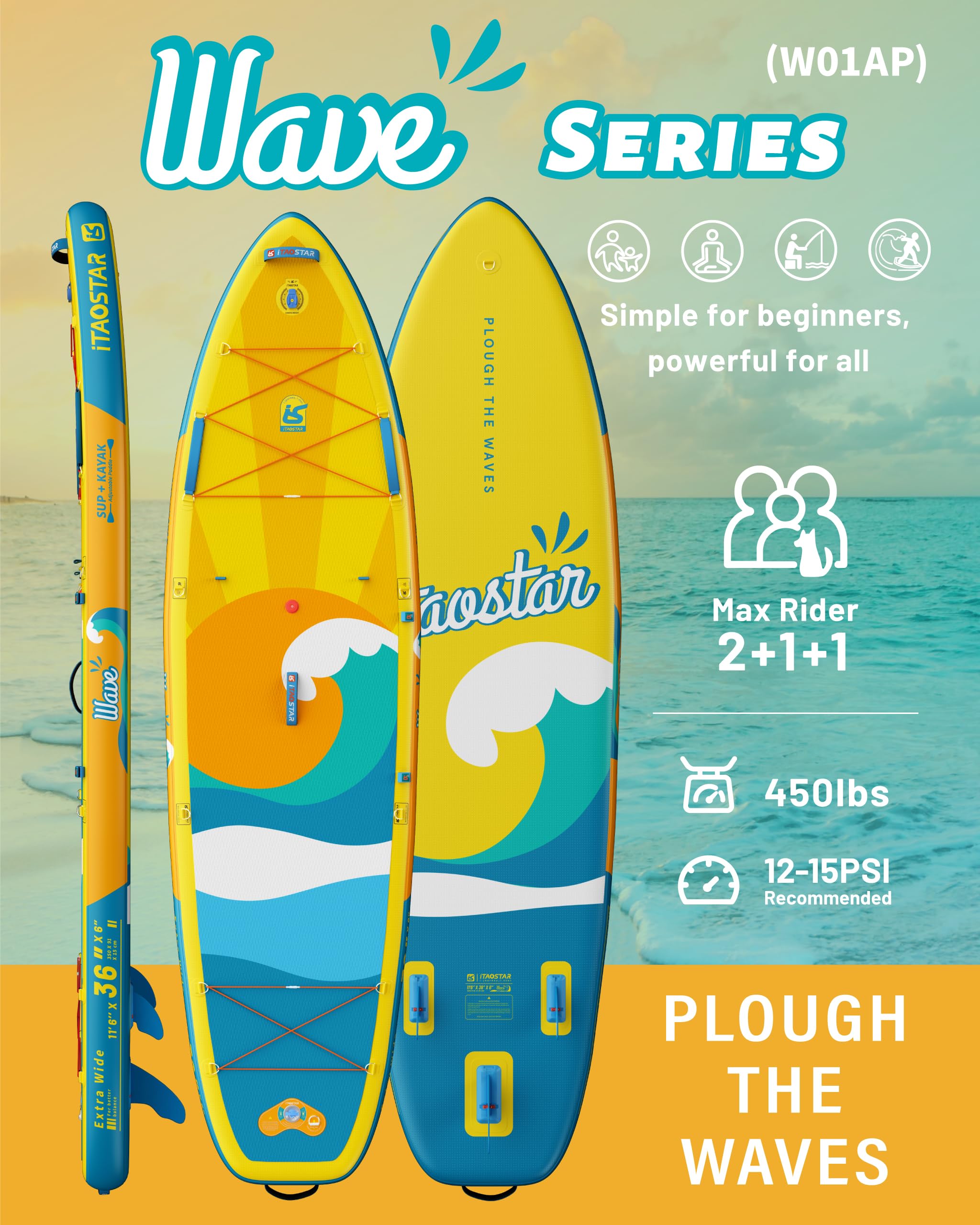 Billow W01AP 11'6" × 36"