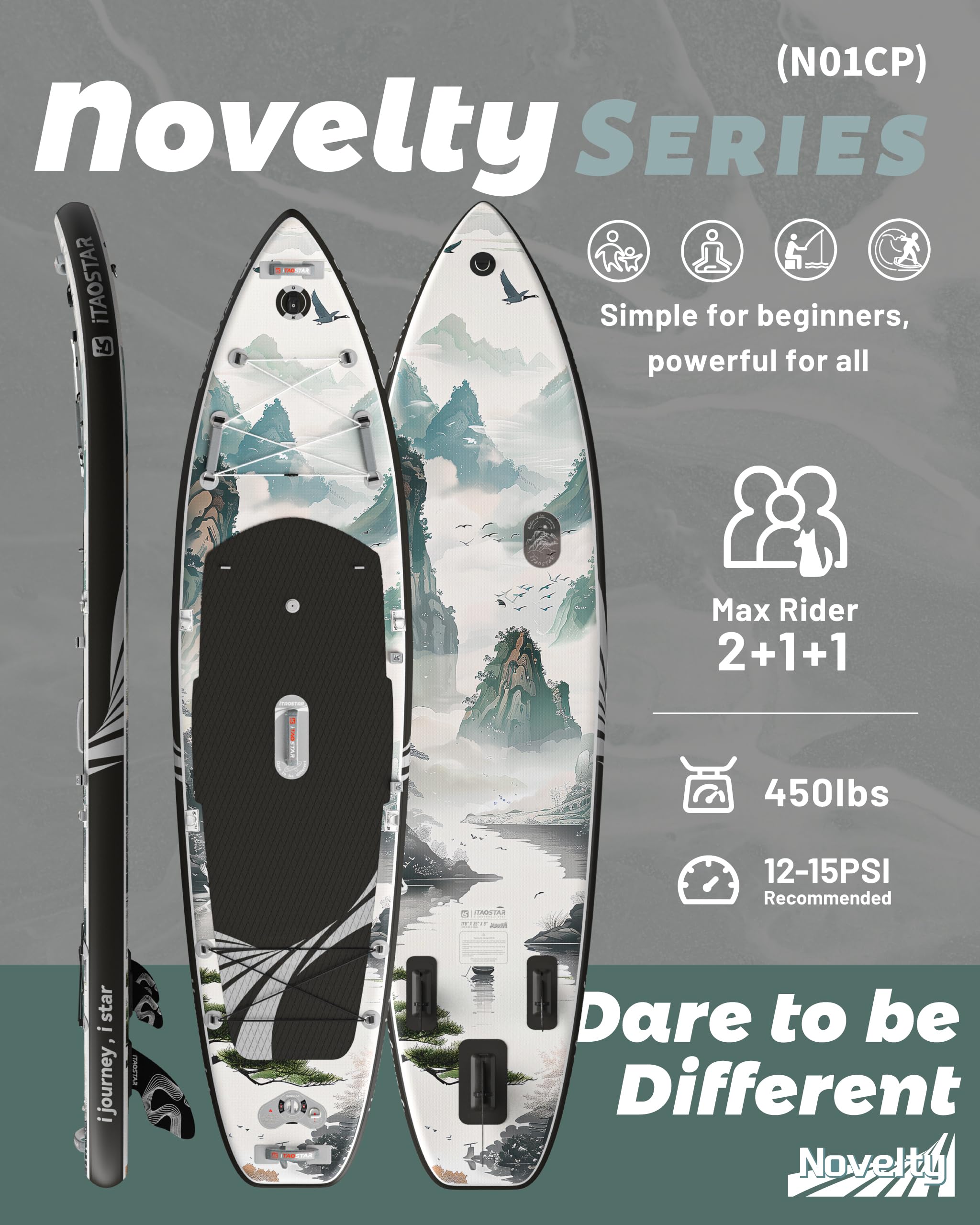 Novelty N01C 11'6" × 35"