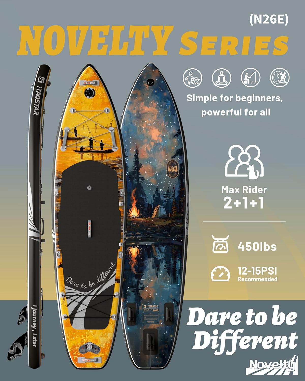 Novelty N26E 11'6" × 35"