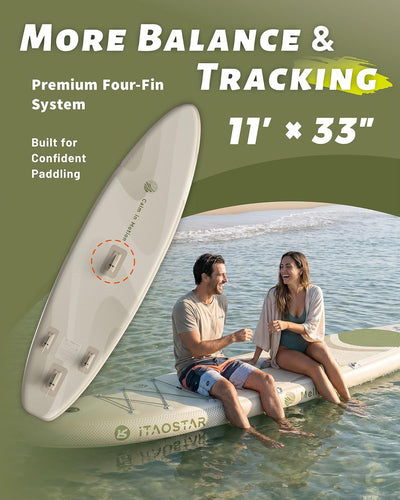 Mellow M01F 11' × 33" Inflatable Stand Up Paddle Board