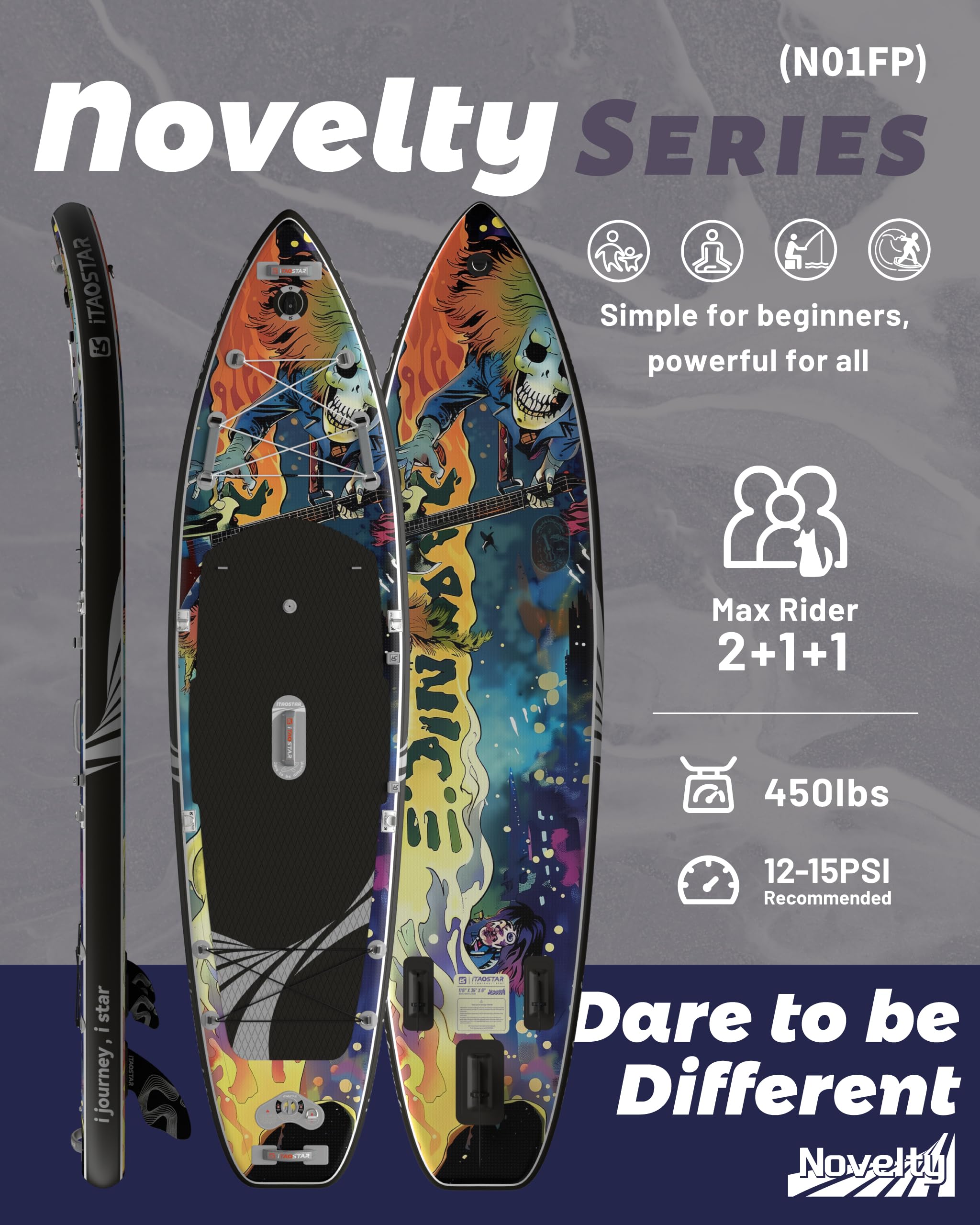 Novelty N01F 11'6" × 35"