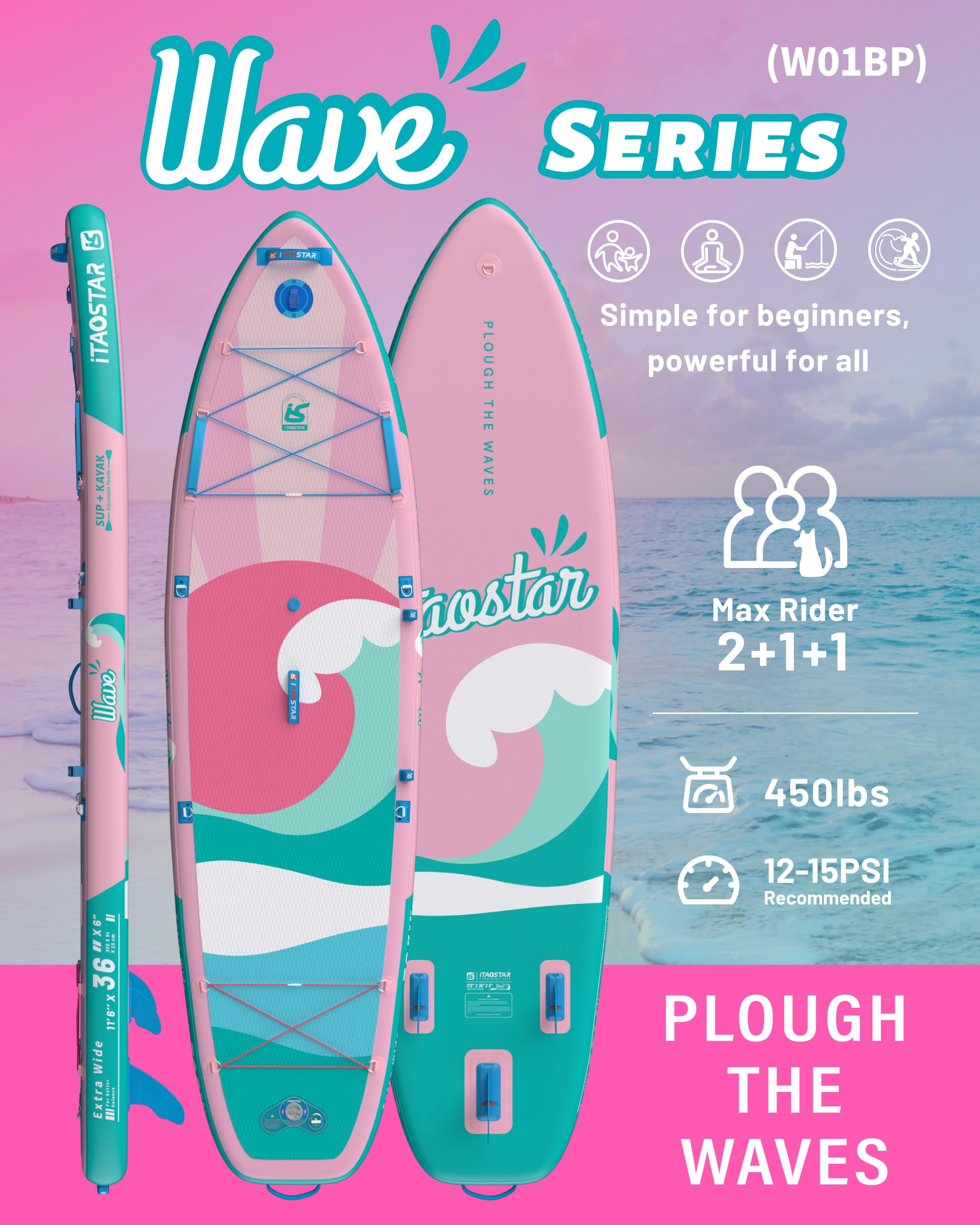 Billow  W01BP 11'6" × 36"