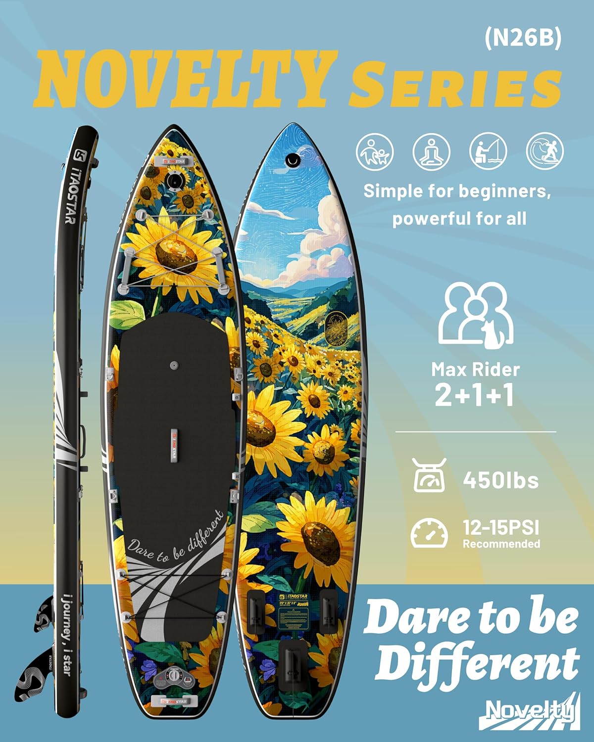 Novelty N26B 11'6" × 35"