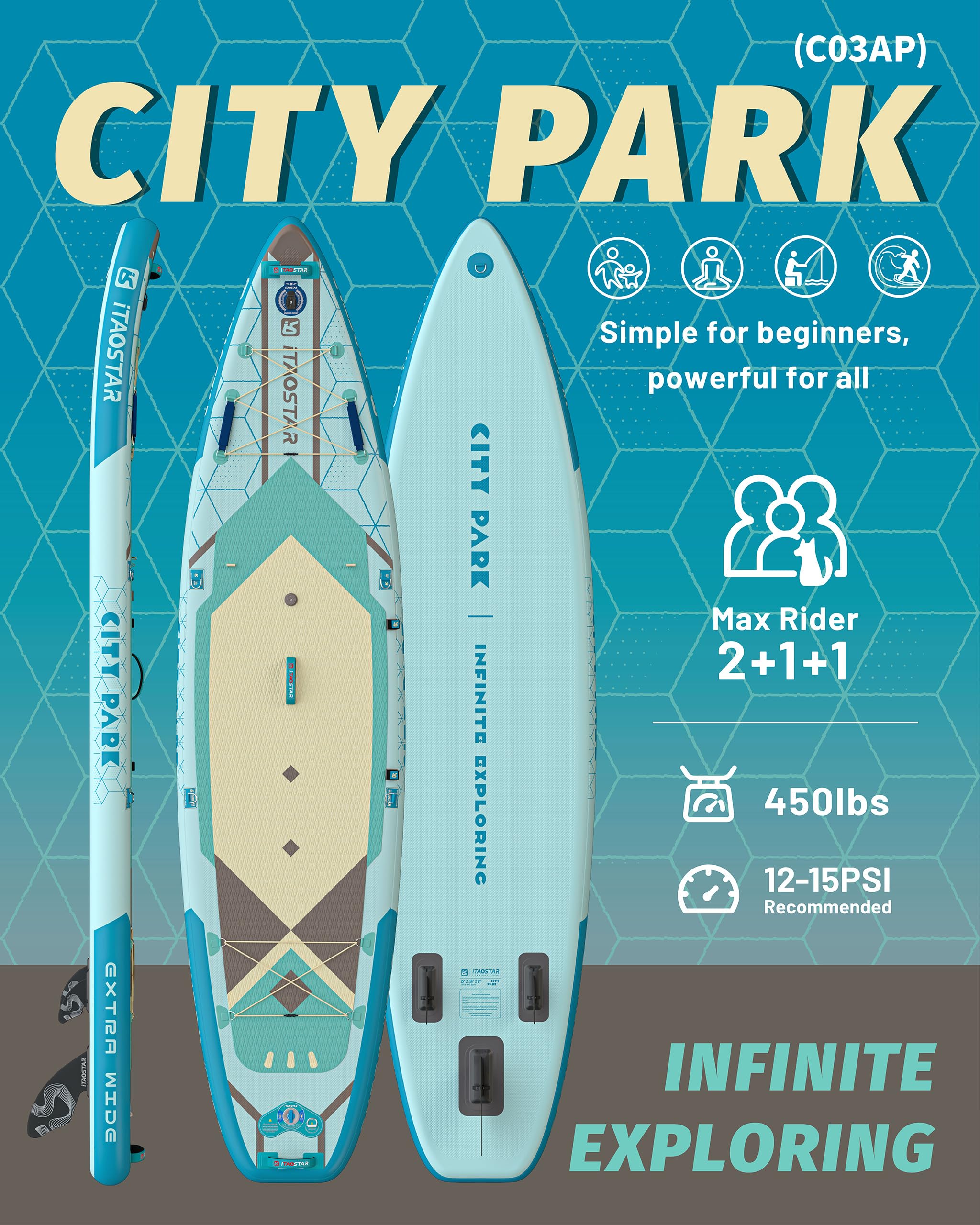 City Park C03A 12' × 35"