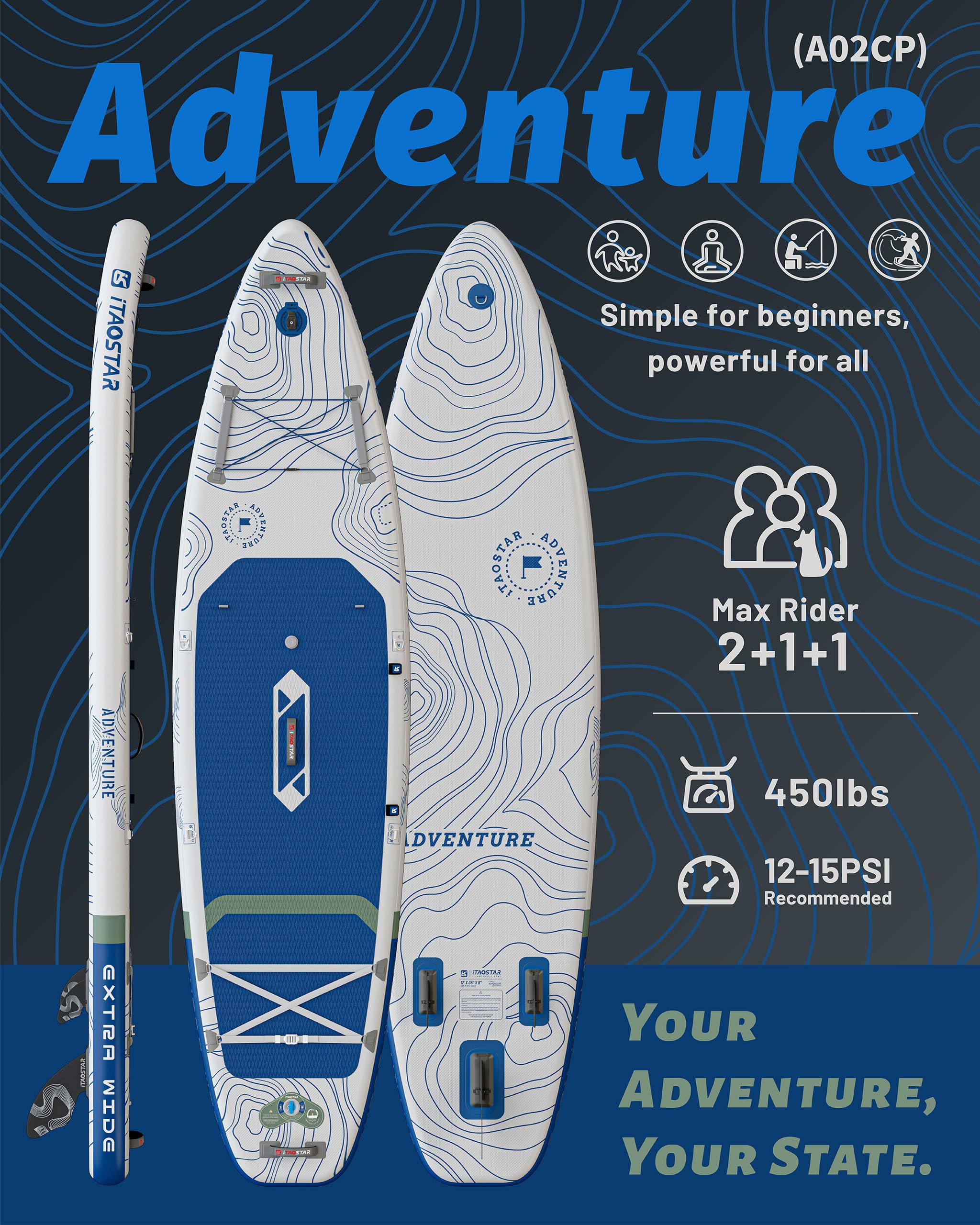Adventure A02C 12' × 35"