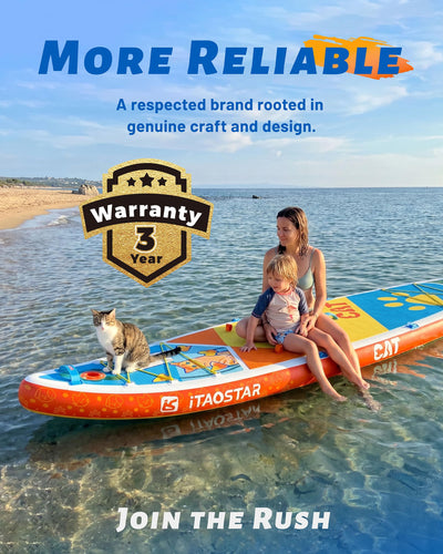 Pets C01EP 11' × 34" Inflatable Stand Up Paddle Board