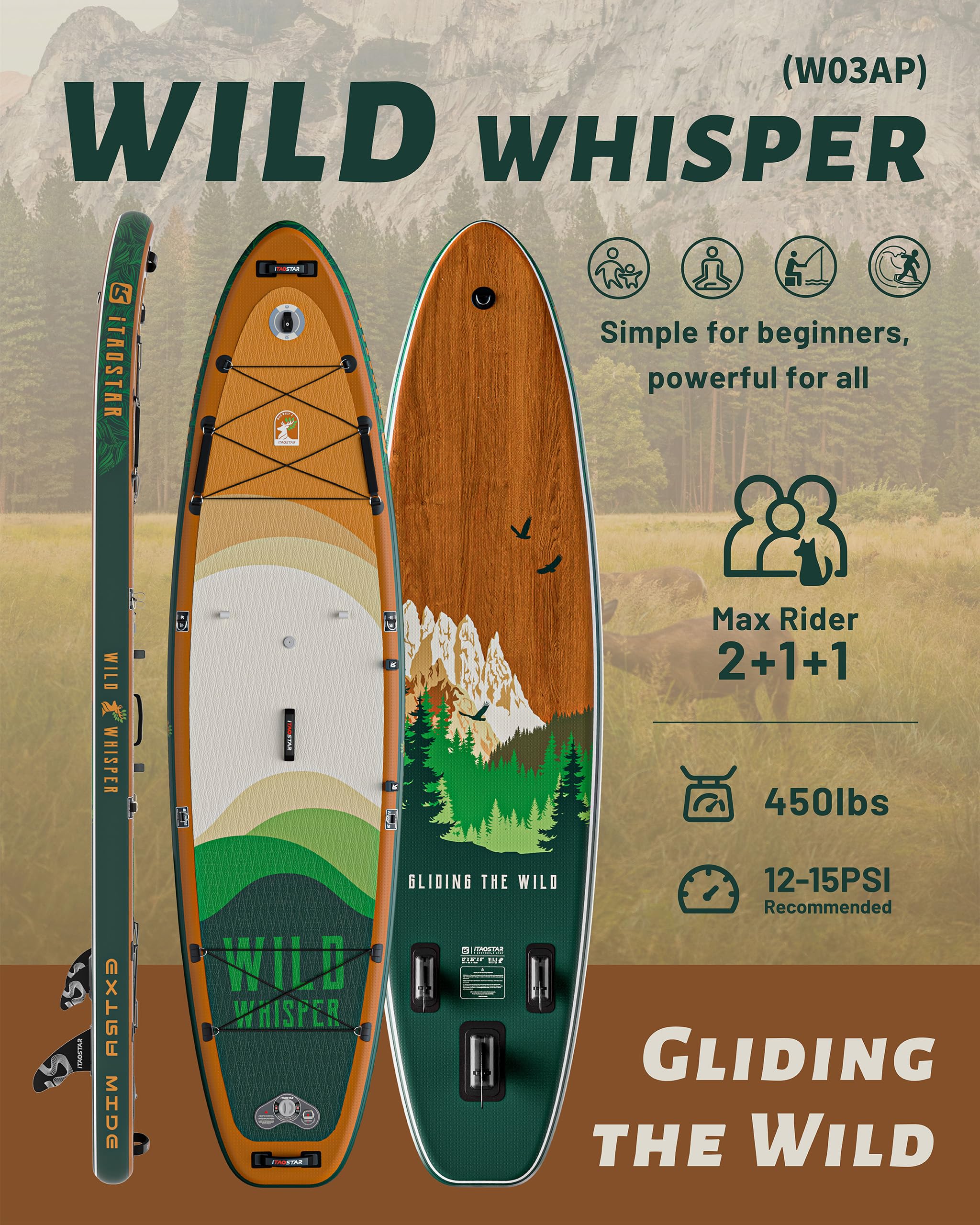 Wild Whisper W03A 12' × 35"