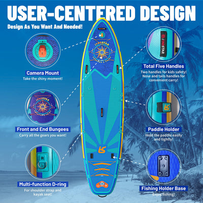 Journey J02AP 11'6" × 34" Inflatable Stand Up Paddle Board
