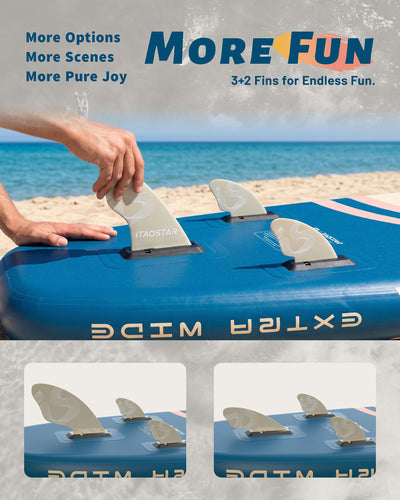 Daisy D03AP 11'6" × 35" Inflatable Stand Up Paddle Board