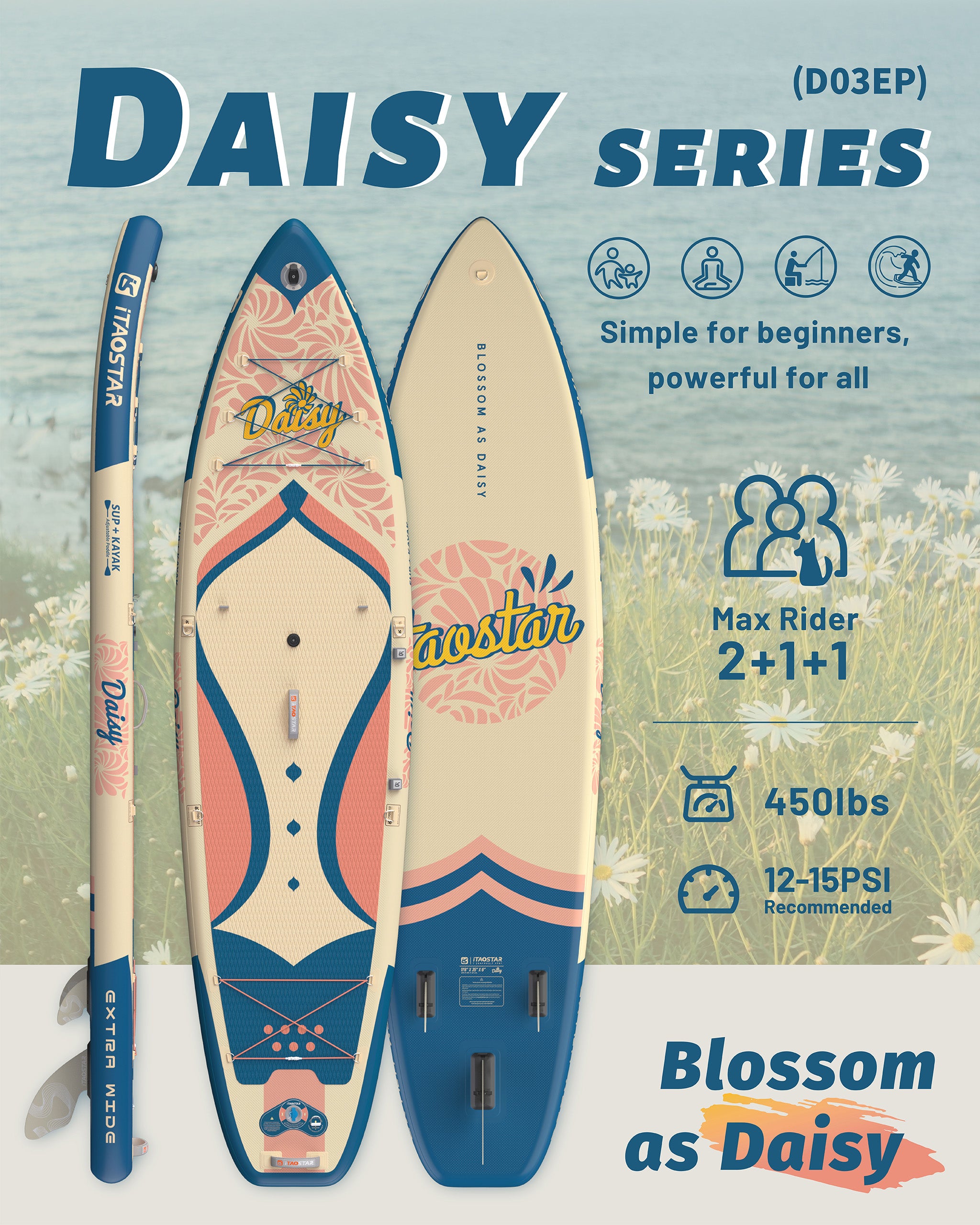 Daisy D03E 11'6" × 35"