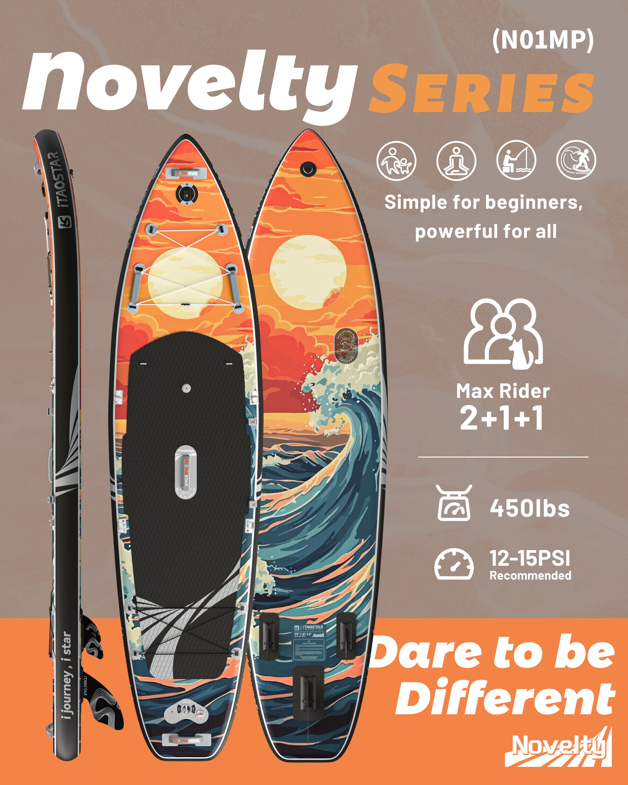 Novelty N01M 11'6" × 35"