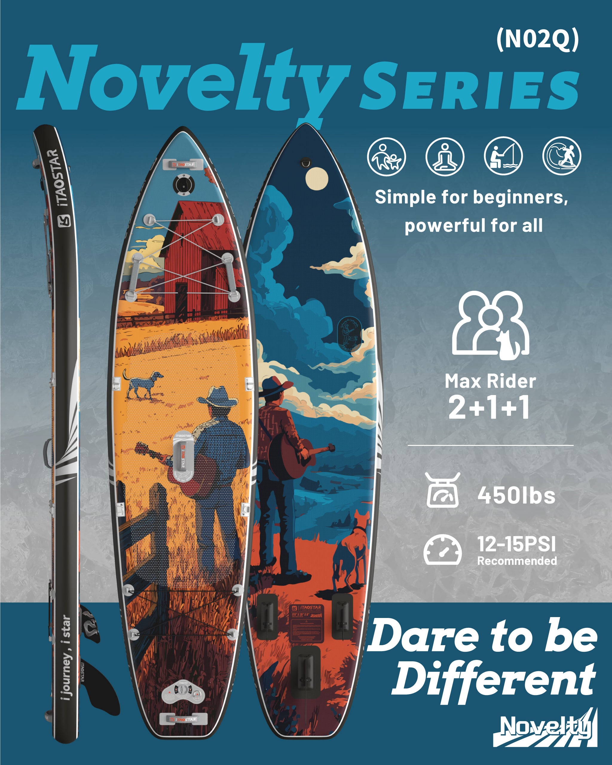 Novelty N02Q 11'6" × 35"