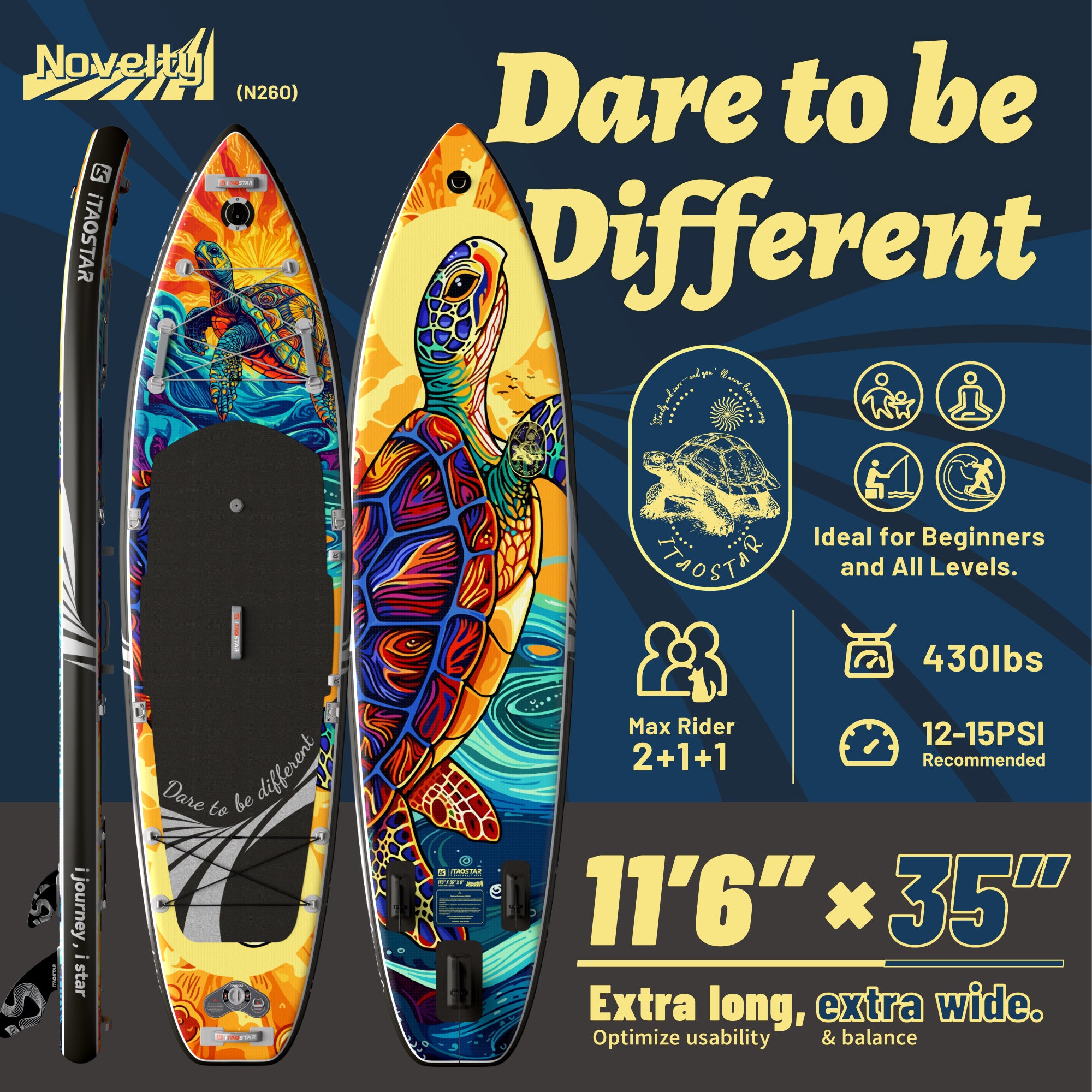 Novelty N26O 11'6" × 35"